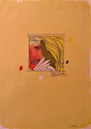 Cesare Tacchi “La mano nei capelli” 1965