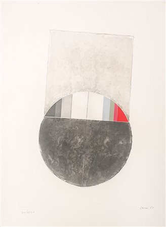 Eugenio Carmi “Composizione astratta” 1987