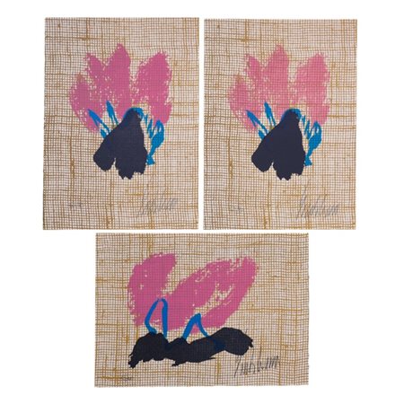 Salvatore Emblema, Lotto di tre serigrafie