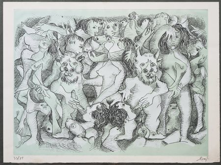 Enrico Baj, Sade in Italy