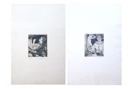 Renato Bittoni, Lotto di due acqueforti