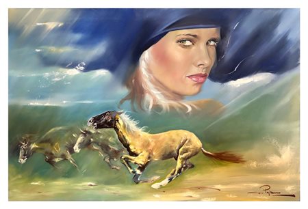 Gastone Pejrano, Composizione con figura