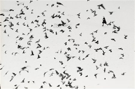 Gianni Berengo Gardin (1930 - 2025)  - Neve in Piazza San Marco, Venezia, 1960