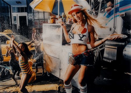 David LaChapelle (1963)  - Britney Spears: NYC street scene shot in California, 2000