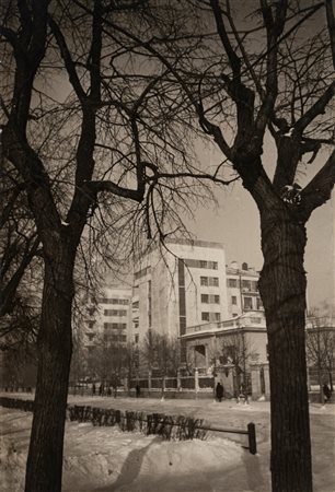 Alexander Rodchenko (1891 - 1956)  - Petrovskii Park. New Buildings. 'Dynamo' Stadium District, 1932