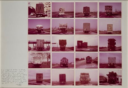 Franco Vaccari (1936 - 2025)  - 800 km di esposizione, 1972