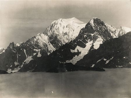 Vittorio Sella (1859 - 1943)  - Tour Noir, Aiguille d'Argentiére dalla Capanna Valsorey, 1901