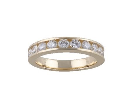 ANELLO IN ORO 18K CON 1 CARATO DI DIAMANTI 1035 NAT 18K