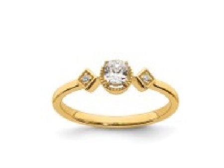 ANELLO IN ORO CON DIAMANTI NATURALI - 1025 NAT 18K