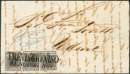 Antichi Stati Italiani - Lombardo Veneto - Tre 10 cent (2)