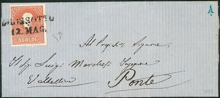 Antichi Stati Italiani - Lombardo Veneto - Annullamenti  - Grossotto (stampatello dritto - P.ti 10)