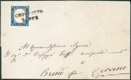 Antichi Stati Italiani - Lombardo Veneto - Annullamenti  - Grossotto (stampatello dritto - P.ti 10)