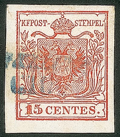 Antichi Stati Italiani - Lombardo Veneto - Annullamenti  - Montebelluna (stampatello inclinato - P.ti R3)