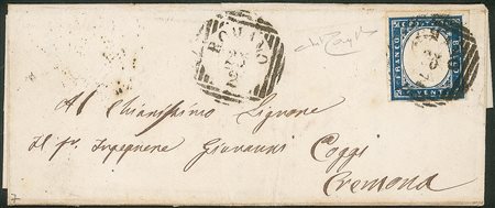 Antichi Stati Italiani - Lombardo Veneto - Annullamenti  - Romano (linee orizzontali e verticali - P.ti 7)