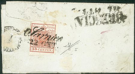 Antichi Stati Italiani - Lombardo Veneto - Annullamenti  - Sarnico (corsivo - P.ti 10)