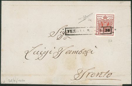 Antichi Stati Italiani - Lombardo Veneto - Annullamenti  - Verona (R50 - P.ti 6)