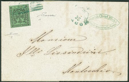 Antichi Stati Italiani - Modena - Lettera scritta a Waldenburg (Sassonia)