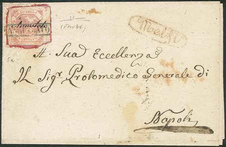 Antichi Stati Italiani - Napoli - Lettera spedita da Melfi per Napoli