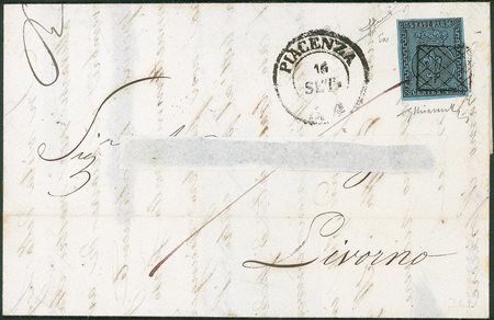 Antichi Stati Italiani - Parma - 40 cent azzurro chiaro (5a)