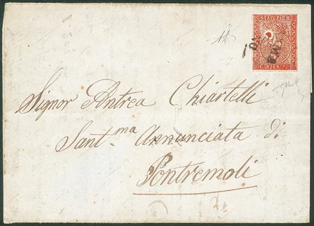 Antichi Stati Italiani - Parma - Lettera con 15 cent vermiglio (7)