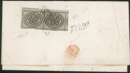 Antichi Stati Italiani - Stato pontificio - Lettera dell'Ospedale della Carità Tuderte