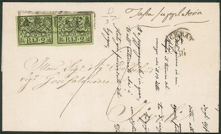 Antichi Stati Italiani - Stato pontificio - Lettera da ARQUATA a Tivoli il 10 aprile 1854