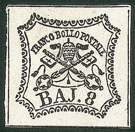 Antichi Stati Italiani - Stato pontificio - 1852 - 8 baj (9)