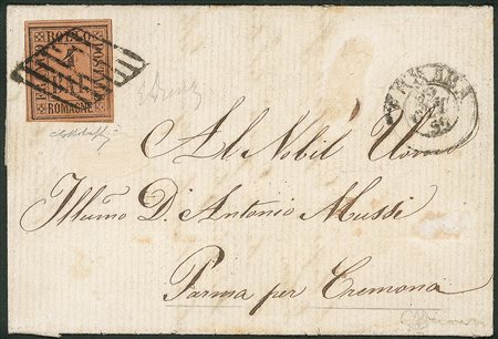 Antichi Stati Italiani - Romagne - Splendido esemplare del 4 bai fulvo (5)