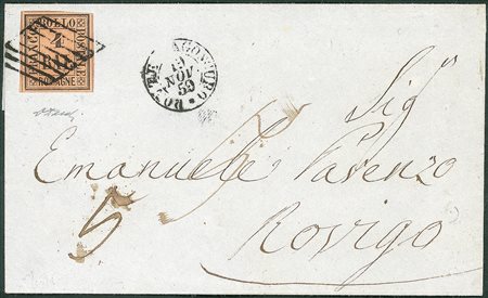 Antichi Stati Italiani - Romagne - Esemplare ottimamente marginato del 4 bai fulvo (5)