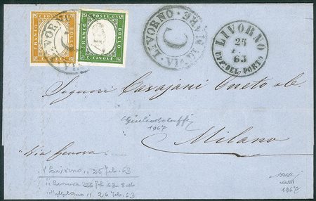 Antichi Stati Italiani - Sardegna - Livorno Via di Mare C