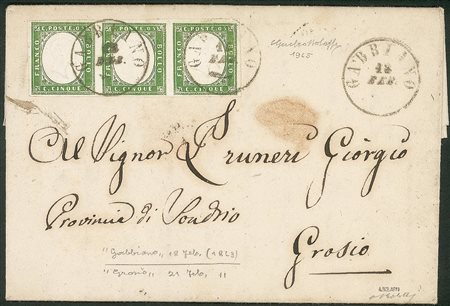 Antichi Stati Italiani - Sardegna - Annullamenti - Gabbiano (P.ti 9)