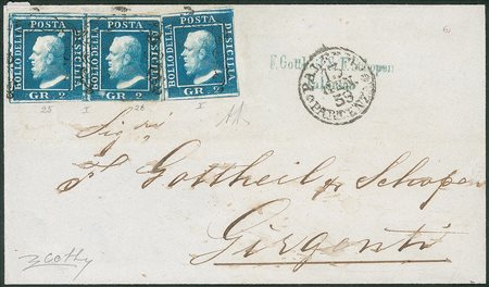 Antichi Stati Italiani - Sicilia - Fresca lettera