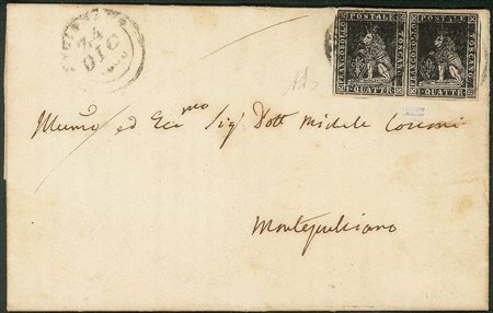 Antichi Stati Italiani - Toscana - Bellissima coppia del 1 quattrino nero (10)