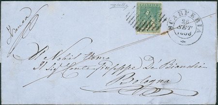 Antichi Stati Italiani - Toscana - Annullamenti - Scarperia (muto a 11 sbarre ovali P.ti R2)