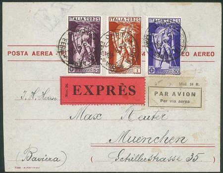 Regno - Vittorio Emanuele III - Ferrucci Aerea serie completa (18/20)