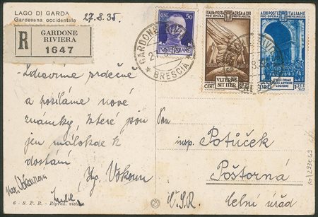 Regno - Vittorio Emanuele III - Milizia 4° emissione 1,25 + 75 cent e 50 + 50 cent Posta Aerea (383 + 89)