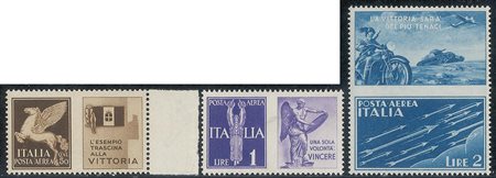 Regno - Vittorio Emanuele III - Servizi - 1942 - Propaganda di Guerra (12A/12C)