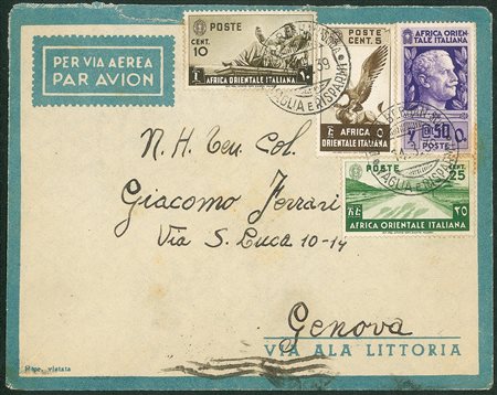 Colonie - Africa Orientale Italiana - Debra Behran (Scioa)/Vaglia e Risparmi 11.3.39