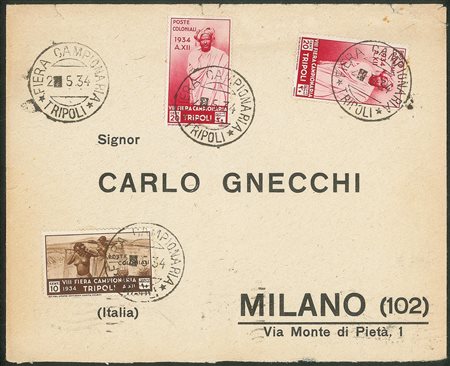 Colonie - Libia - 8° Fiera Campionaria 10 cent + due 20 cent (125/126)