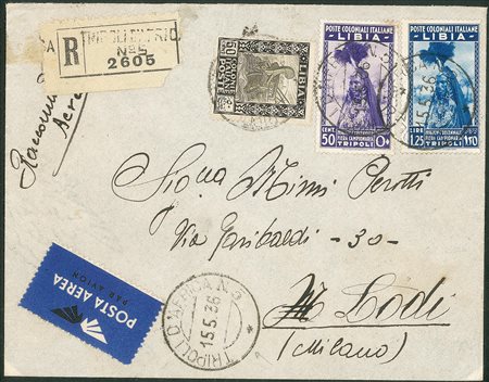 Colonie - Libia - Valori Gemelli - Fiera Campionaria 1,25 lire + 50 cent (138 + 135)