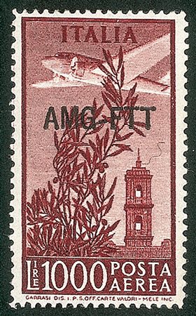 Trieste  - Trieste AMG FTT - 1952 - 1000 lire Posta Aerea (26A)