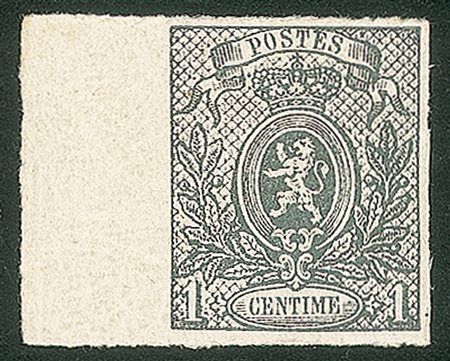 Europa e Oltremare - Belgio - 1866 - 1 cent Re Leopoldo II (22)