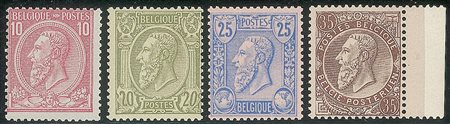 Europa e Oltremare - Belgio - 1884 - Re Leopoldo II (46/52)