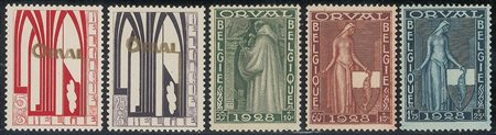Europa e Oltremare - Belgio - 1928 - Abbazia di Orval (258/266)