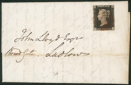 Europa e Oltremare - Gran Bretagna - Penny black - 1 penny nero (1)