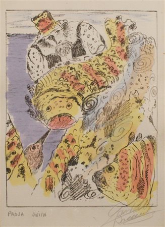 Raimondo Cardelli (Marsiglia, 1938 - Lucca, 2008) Senza titolo Litografia,...