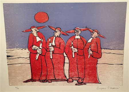 Eugenio Pieraccini (Viareggio, 1922 - Pietrasanta (LU), 1980) Lotto di 12...