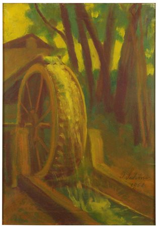 Innocente Salvini (Cocquio-Trevisago, 1889 - Cocquio-Trevisago, 1979) Mulino,...