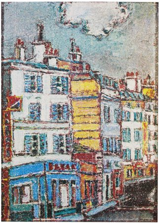 Orfeo Tamburi (Jesi, 1910 - Ermont, 1994) Parigi, 1985 Acquaforte, 70x50 cm,...