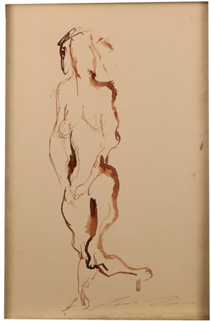 Ernesto Treccani (Milano, 1920 - Milano, 2009) Lotto di 2 opere su carta...